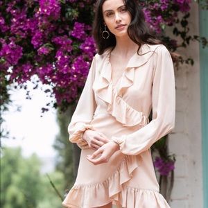 Land the label dress, worn once.